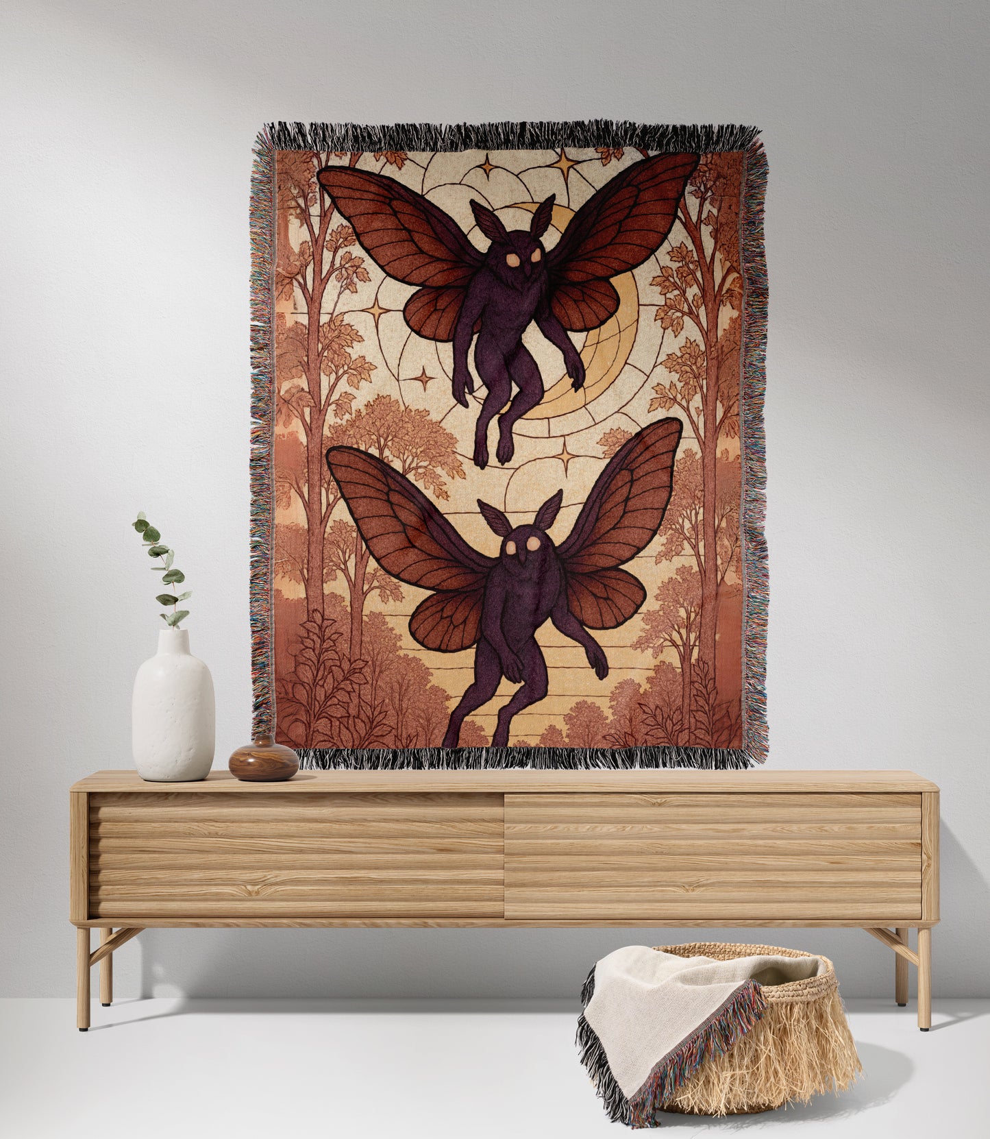 Mothman Woven Blanket
