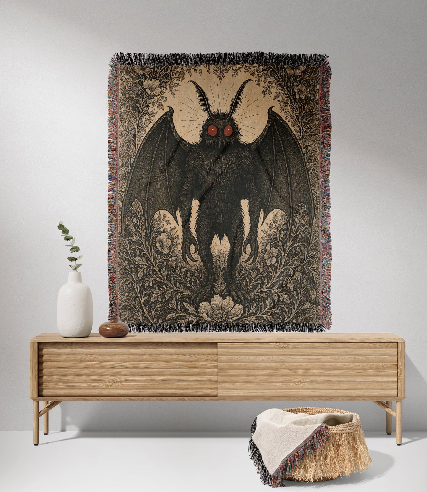 Mothman Woven Blanket