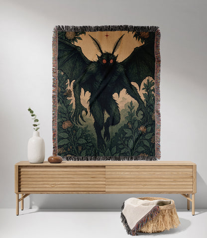 Mothman Woven Blanket