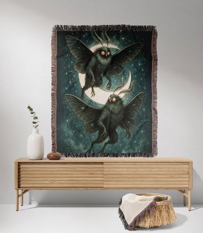 Mothman Woven Blanket