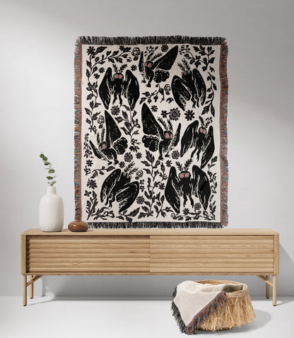 Mothman Woven Blanket