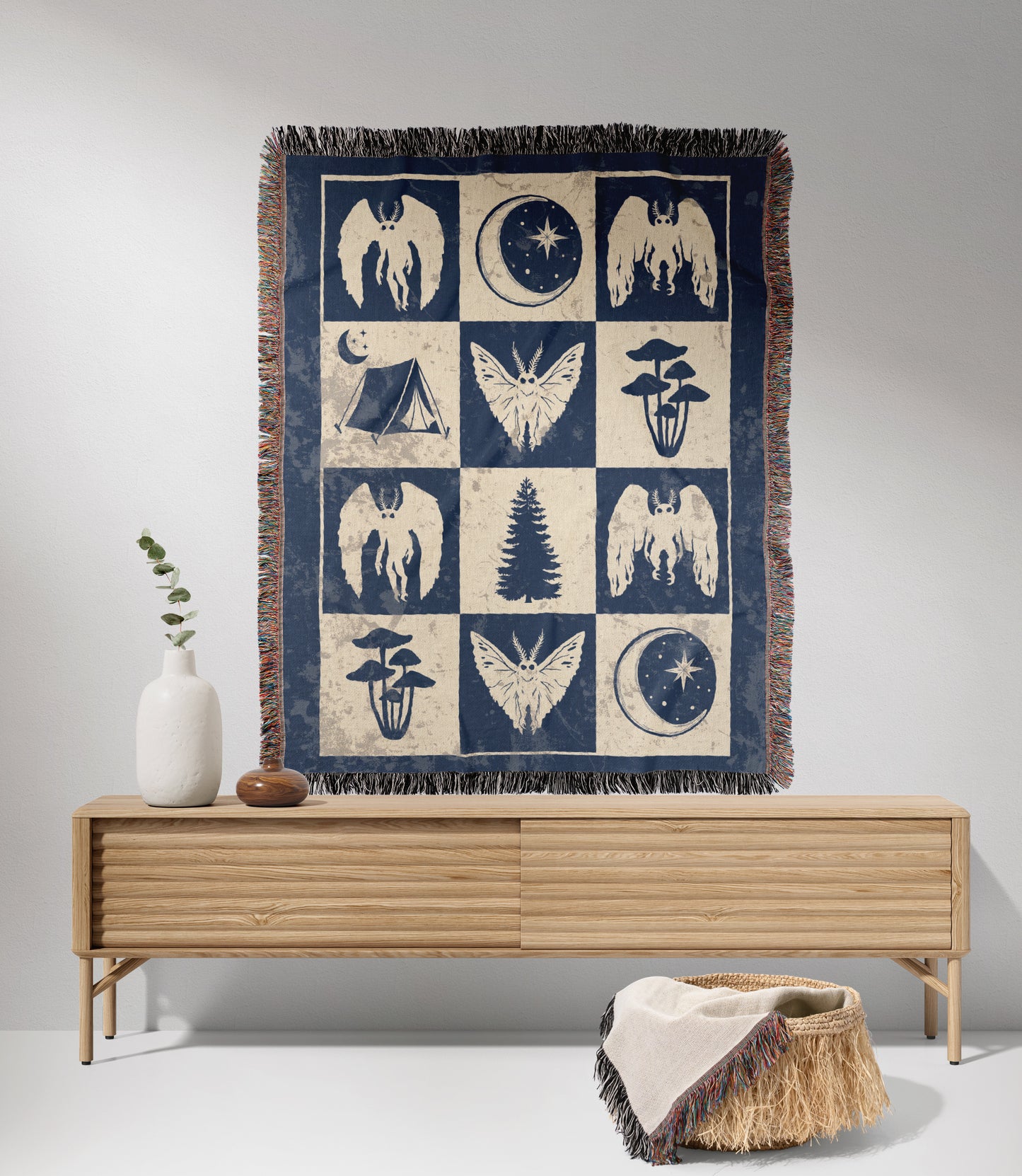 Mothman Woven Blanket