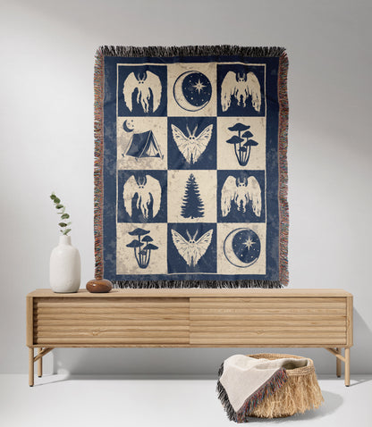 Mothman Woven Blanket