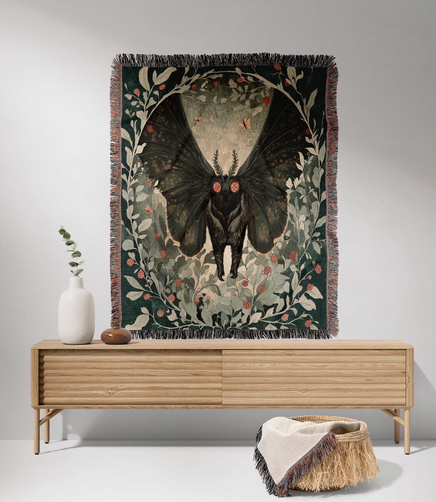Mothman Woven Blanket