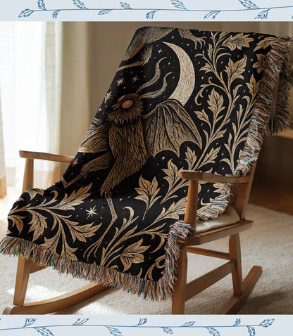 Mothman Woven Blanket