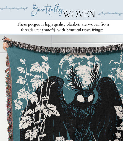 Mothman Woven Blanket