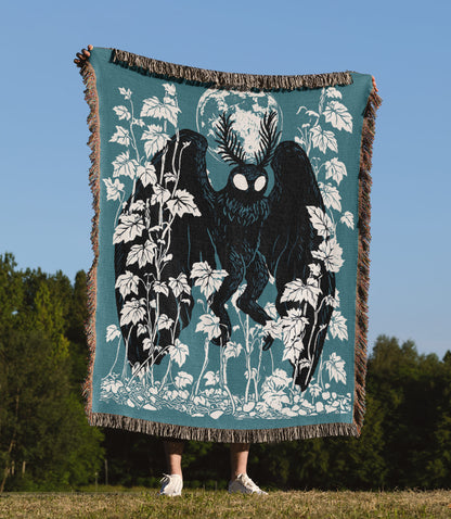 Mothman Woven Blanket